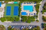 Community enjoy a day at the pool or play Tennis